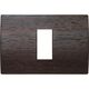 Rama decorativa aparataj modular TEM, rectangulara, 1/3M, wenge, Pure, OP13WE