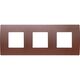 Rama decorativa aparataj modular TEM, rectangulara, 3X2M, fier gravat, Pure, OP26ME