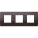 Rama decorativa aparataj modular TEM, rectangulara, 3X2M, wenge, Pure, OP26WE