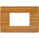Rama decorativa aparataj modular TEM, rectangulara, 3M, bambus, Pure, OP30WB