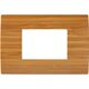 Rama decorativa aparataj modular TEM, rectangulara, 3M, bambus, Pure, OP30WB