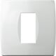 Rama decorativa aparataj modular TEM, elipsa, 1M, alb, Soft, OS10PW