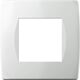 Rama decorativa aparataj modular TEM, elipsa, 2M, alb, Soft, OS20PW