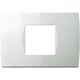 Rama decorativa aparataj modular TEM, elipsa, 2/3M, alb, Soft, OS23PW