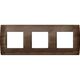 Rama decorativa aparataj modular TEM, elipsa, 3X2M, nuc, Soft, OS26WW
