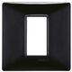 Rama decorativa aparataj modular Vimar, rectangulara, 1M, negru, Plana, 14641.05