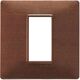 Rama decorativa aparataj modular Vimar, rectangulara, 1M, mahon, Plana, 14641.33