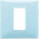 Rama decorativa aparataj modular Vimar, rectangulara, 1M, albastru, Plana Reflex, 14641.45