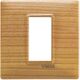 Rama decorativa aparataj modular Vimar, rectangulara, 1M, cires, Plana, 14641.63
