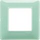 Rama decorativa aparataj modular Vimar, rectangulara, 2M, menta, Plana Reflex, 14642.44