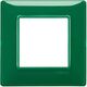 Rama decorativa aparataj modular Vimar, rectangulara, 2M, smarald, Plana Reflex, 14642.47