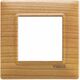 Rama decorativa aparataj modular Vimar, rectangulara, 2M, cires, Plana, 14642.63