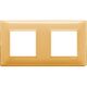 Rama decorativa aparataj modular Vimar, rectangulara, 2X2M, chihlimbar, Plana Reflex, 14643.43