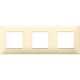 Rama decorativa aparataj modular Vimar, rectangulara, 3X2M, crem, Plana, 14644.04