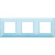 Rama decorativa aparataj modular Vimar, rectangulara, 3X2M, albastru, Plana Reflex, 14644.45