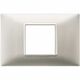 Rama decorativa aparataj modular Vimar, rectangulara, 2/3M, nichel mat, Plana, 14652.21
