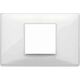 Rama decorativa aparataj modular Vimar, rectangulara, 2/3M, alb, Plana Reflex, 14652.41