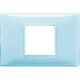 Rama decorativa aparataj modular Vimar, rectangulara, 2/3M, albastru, Plana Reflex, 14652.45