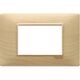 Rama decorativa aparataj modular Vimar, rectangulara, 3M, bej, Plana, 14653.61