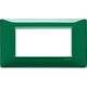 Rama decorativa aparataj modular Vimar, rectangulara, 4M, smarald, Plana Reflex, 14654.47