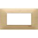 Rama decorativa aparataj modular Vimar, rectangulara, 4M, bej, Plana, 14654.61