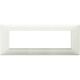 Rama decorativa aparataj modular Vimar, rectangulara, 7M, fildes, Plana, 14657.02