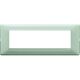 Rama decorativa aparataj modular Vimar, rectangulara, 7M, menta, Plana Reflex, 14657.44