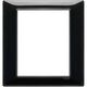 Rama decorativa aparataj modular Vimar, rectangulara, 8M, negru, Plana, 14668.05