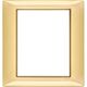 Rama decorativa aparataj modular Vimar, rectangulara, 8M, auriu lucios, Plana, 14668.24