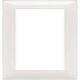 Rama decorativa aparataj modular Vimar, rectangulara, 8M, alb, Plana Reflex, 14668.41