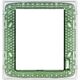 Rama decorativa aparataj modular Vimar, rectangulara, 8M, transparent, Plana Reflex, 14668.42