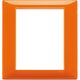 Rama decorativa aparataj modular Vimar, rectangulara, 8M, portocaliu, Plana Reflex, 14668.48