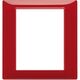 Rama decorativa aparataj modular Vimar, rectangulara, 8M, rubiniu, Plana Reflex, 14668.51