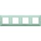 Rama decorativa aparataj modular Vimar, rectangulara, 4X2M, menta, Plana Reflex, 14669.44