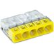 Clema de conectica rapida Wago, 5x2.5mmp, galben, 2273-205