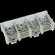 Clema de distributie tetrapolara SEZ, 4 bare x 2 poli, cu capac, 500VAC