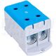 Clema de derivatie Tracon, 2P, fixare pe contrapanou, 240mmp, albastru, FLEAL-240/2K