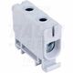 Clema de derivatie Tracon, 1P, fixare pe sina DIN, 50mmp, gri, FLEAL-50/1