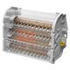 Bloc distributie tetrapolar Gewiss, 8 bare x 15 poli, 125A, GW44698