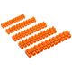 Clema sir de trecere GTV, 2.5mmp, portocaliu, LZ-25MM00-00