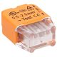 Clema de conectica rapida Orno, 2x2.5mmp, portocaliu, set 100 buc., OR-SZ-8004/2/100