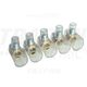 Clema sir de capat Tracon, 4mmp, transparent, 10 poli, TBT-4/10