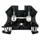 Clema sir fixare pe sina DIN, negru, 6mmp, Weidmuller, 1020210000