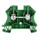 Clema sir fixare pe sina DIN, verde, 10mmp, Weidmuller, 1833340000