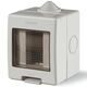 Doza de aparataj modular Scame, 1M, aplicata, IP55, Unibox, 136.5121