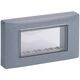 Placa pentru doza modulara Vimar, 4M, granit, IP55, Plana, 14944.14