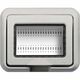 Placa pentru doza modulara Bticino, 3M, alb, IP55, Living-light, 24603N