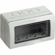 Doza de aparataj modular Bticino, 4M, aplicata, orizontala, IP55, Matix, 25504