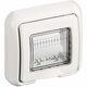 Placa pentru doza modulara Bticino, 2M, alb, IP55, Matix, 25602B
