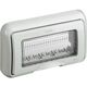 Placa pentru doza modulara Bticino, 4M, gri, IP55, Matix, 25604